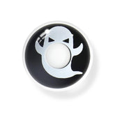 Lentes de contacto de color blanco fantasma de Halloween